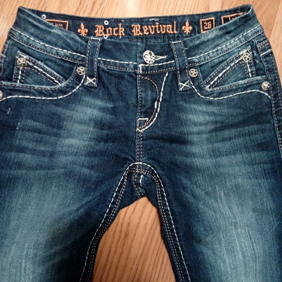 Rock Revival Denim - 🆕List Rock Revival Stretchy Leah Bootcut Sz 26